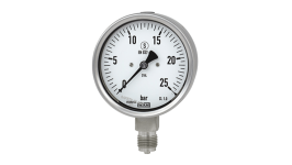 WIKA pressure gauges with diaphragm element