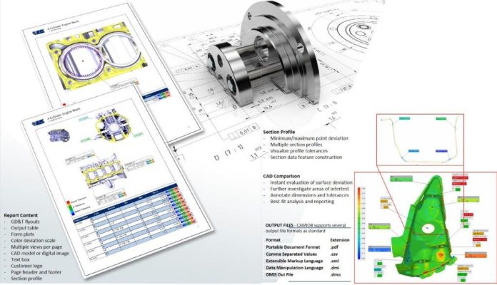 LK Metrology Software - CAMIO Screenshot - Output