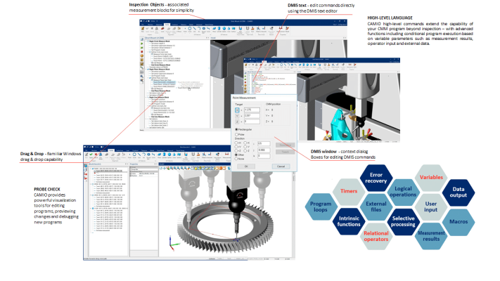 LK Metrology Software - CAMIO Screenshot - Program Editor