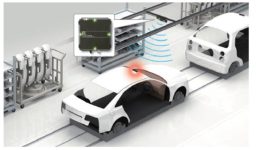 Automotive factory using RFID