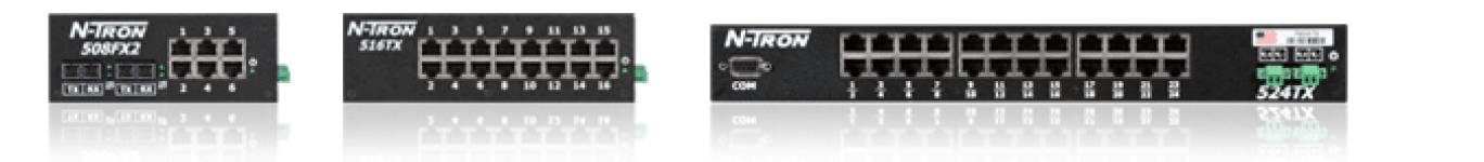Red Lion Monitored Ethernet Switches - 500-A-N-Series