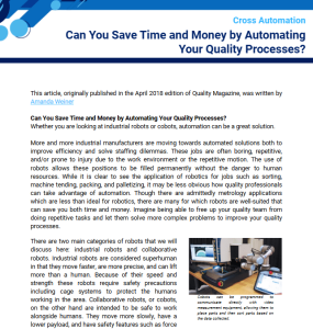 Save Time and Money by Automating Your Quality Processes-thumb