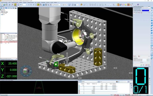 Offline programming with DMIS or native; post processors and part program import