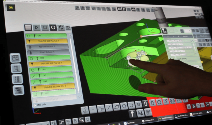 TouchDMIS Full Touch Experience