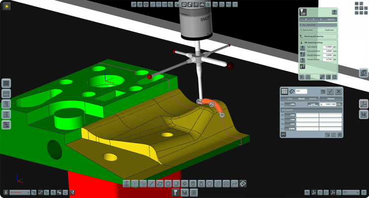 TouchDMIS Scanning CAD Slices