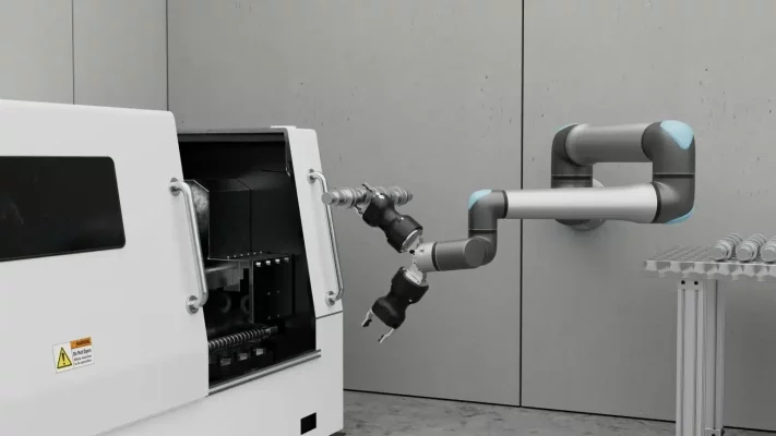 UR20 Collaborative Robot - Application - Machine Tending with Multiple Tooling