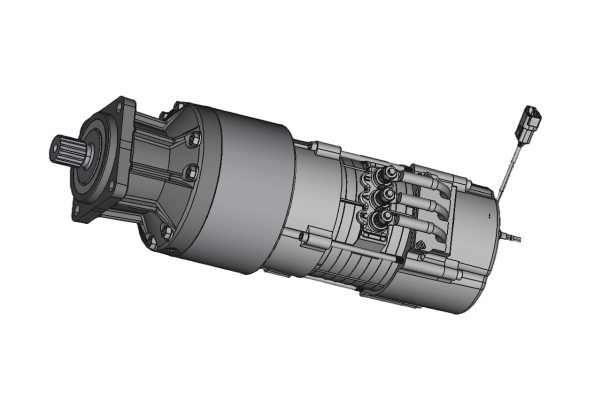 gearbox for heavy duty work machine