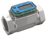 cross turbine flow meter from flomec