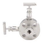 hex monoflange valve