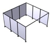 Parker T-Slot IPS Modular Hospital Room